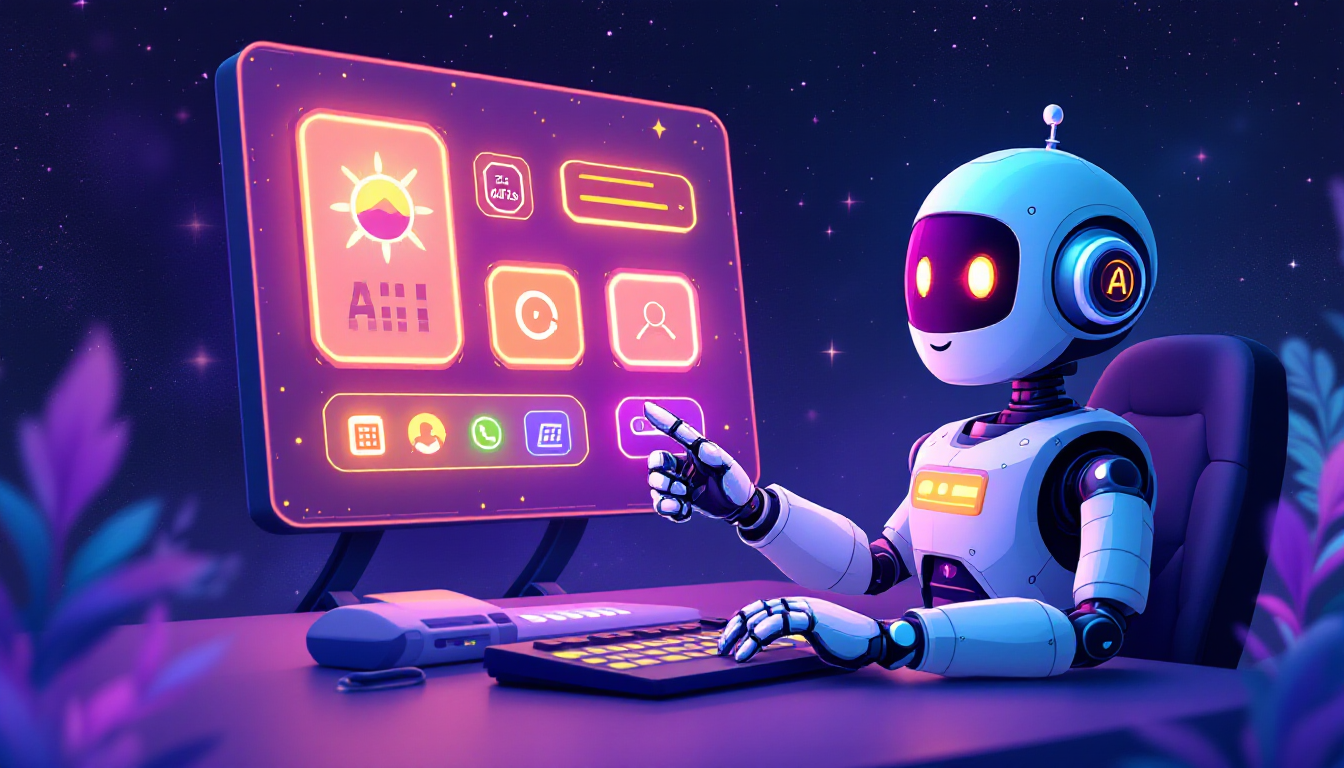 FLUX 生成：Function Calling 概念插图